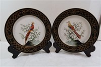 Dunham-Vitale Decorated Plates & Stands