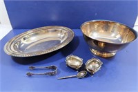 Silver-plated Lot-Tray, Bowl & more