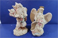 Santa&Angel Figurines