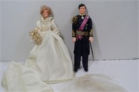 Charles & Diana Wedding Dolls