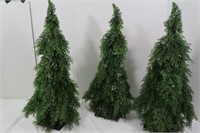 3 Christmas Trees-26" Tall