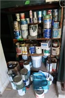 Contents of Shelves-Interior/Exterior Paint&Supp.