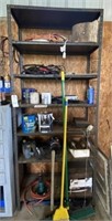 Pair Metal Garage Shelf - NO CONTENTS