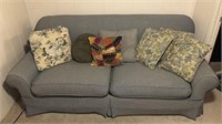 Base-Hickory Hill 2-Cushion Striped Sofa