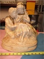 Vintage Ceramic "First Love" Statue