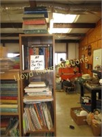 Vintage Books - Contents of 6 Shelf Book Case
