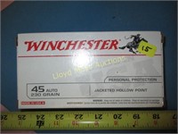 Winchester 45ACP 230GR JHP Ammunition - 50rds