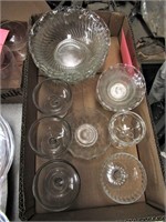 Clear Glass Dessert Dishes & Glasses