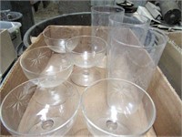Clear Glass dessert Cup & Drinking Glasses