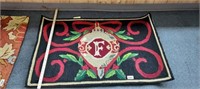 SMALL F RUG