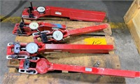 LOT ACRAMENT INDICATOR SWING GAGES (*See Photo)