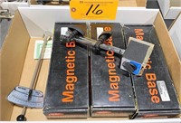 (3) (New) MAGNETIC INDICATOR STANDS & (1) (New)