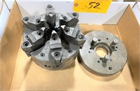 KOMTAS 6" (6-JAW) CHUCK w/ #D-1-3 BACK