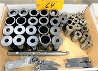 LOT GLOBAL CNC BUSHINGS, LATHE TOOLS & COLLETS