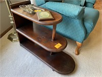 SOLID OAK MID CENTURY STAND