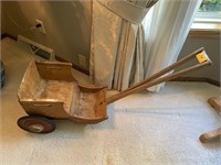 ANTIQUE CHILDS PULL CART