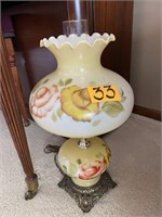 HAND PAINTED TABLE LAMP