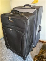 2 ROLLING SUITCASES