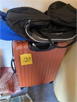 ROLLING SUITCASE & 2 DUFFLE BAGS