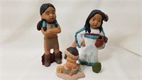 Ceramic Indian Family