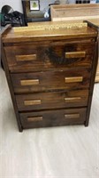 4 Drawer Hard Wood Dresser