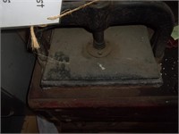 Antique cast iron book press circa 1880-1920