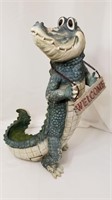 Tall Welcome Alligator 18"