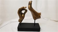 Hand Tickling Foot Sculpture - Unique Fun