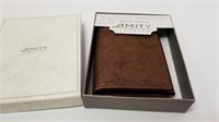 Amity Classic Wallet Brown Leather