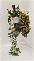 Wine Display Glass w Bottle