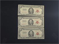 (3) US $100 NOTES, SERIES 1966