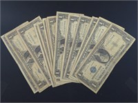 (20) US 1957 SERIES $1 SILVER CERTIFICATES