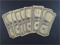(11) US SERIES 1935, $1 SILVER CERTIFICATES