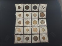 20 VARIOUS FOREIGN COINS