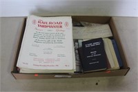 RAILROAD RELATED PAPER GOODS