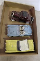 (3) 1:18 SCALE MODEL CARS