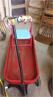 radio flyer and child folding chair