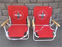 NEAT COCA-COLA DECK CHAIRS