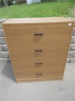 SOLID 4 DRAWER CHEST 30X16X37 INCHES