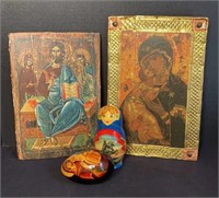 Four Piece Russian Style Orthodox Lot
