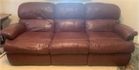 Reclining Leather Sofa Couch