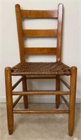 Antique Splint Bottom Chair