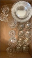 Glass Dessert Plates Assorted Glasses