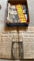 Box of Political Magazines Newspapers