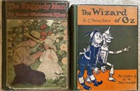 Antique Childrens books J W Riley Wizard of Oz