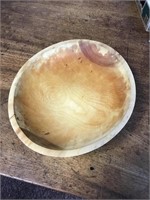 Small carved wooden bowl