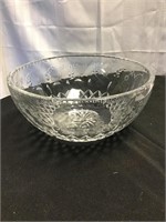 Signed art glass bowl