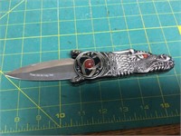 Folding dragon head knife