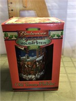 Budweiser holiday stein 2003 new in box