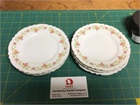 Six Hapsburg China plates